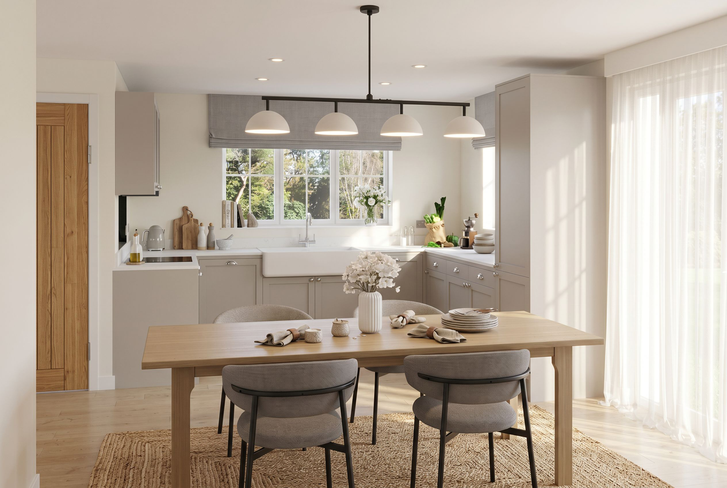 The Willow 1072H3 Shaker kitchen